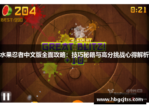 水果忍者中文版全面攻略：技巧秘籍与高分挑战心得解析